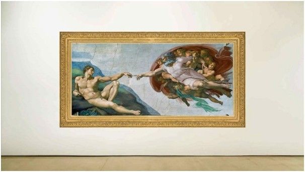 Микеланджело «Сотворение Адама»