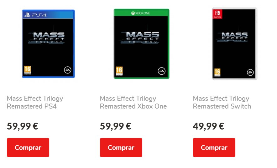 Mass effect hotsell nintendo switch