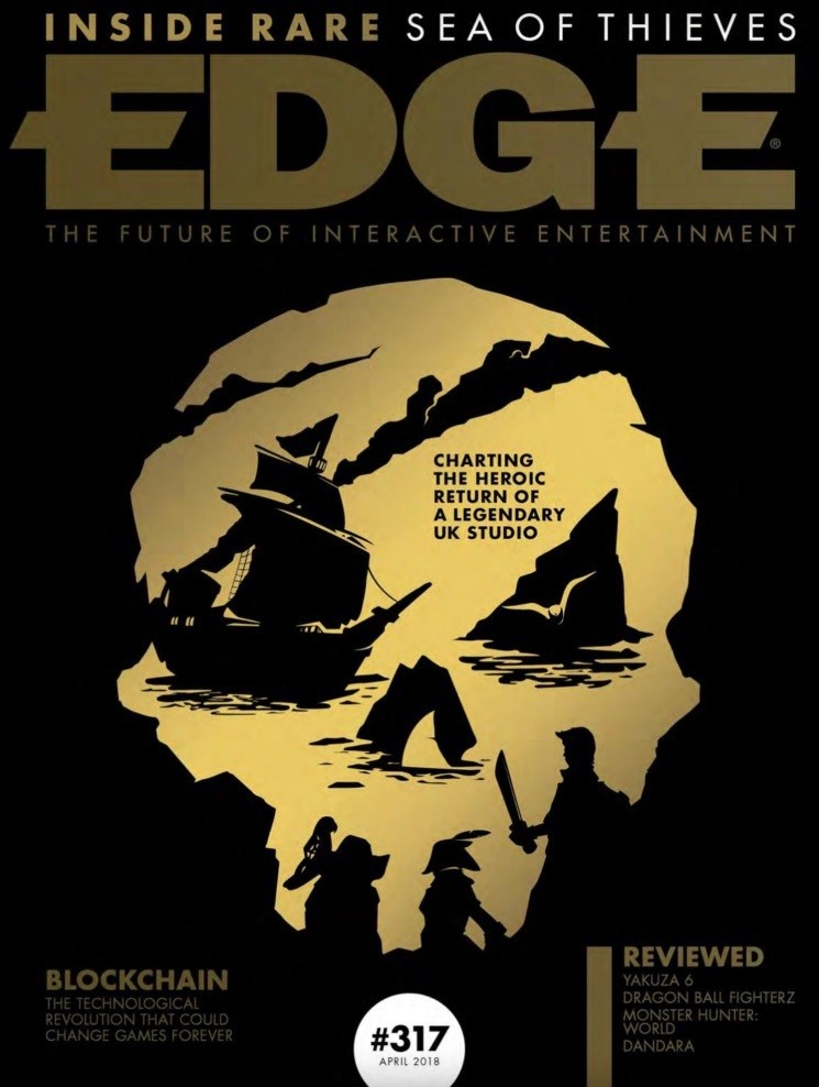 EDGE оценил Monster Hunter: World, Yakuza 6: The Song of Life и другие проекты, Sea of Thieves украсила обложку нового номера