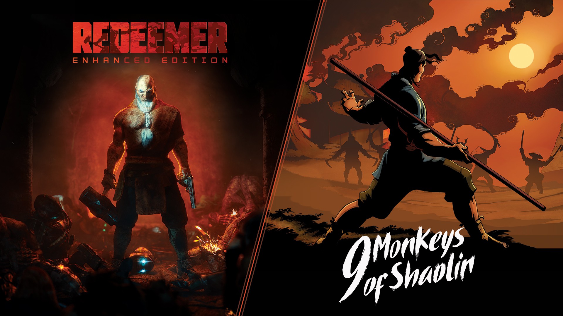 Redeemer: Enhanced Edition и 9 Monkeys of Shaolin