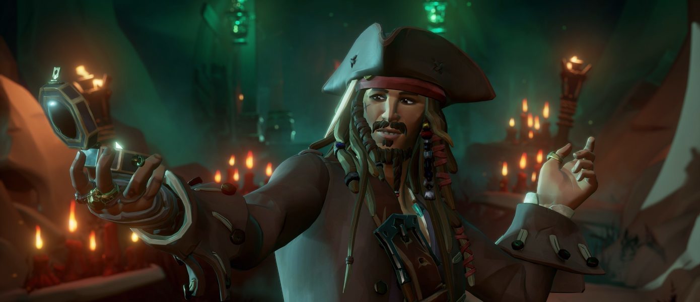 Дейви Джонс и Джек Воробей: Sea of Thieves получит кроссовер с