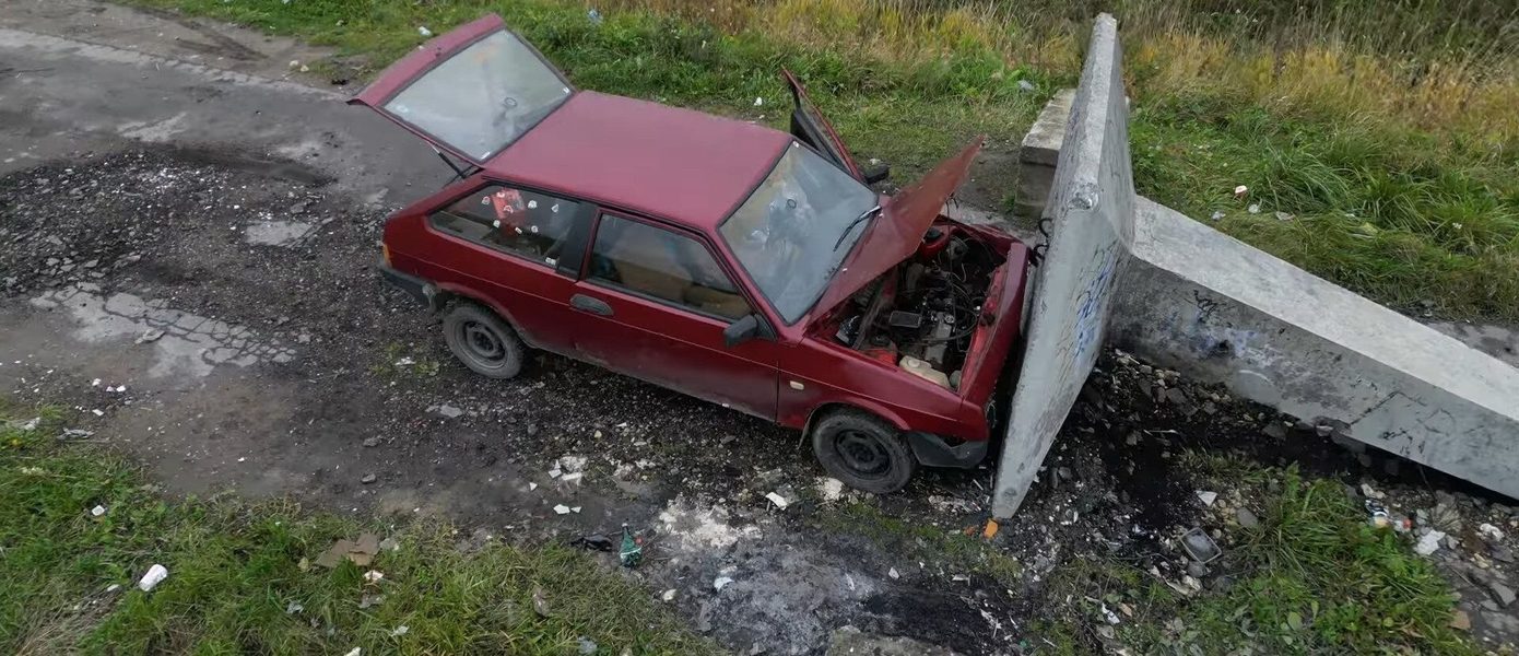 В России разбили ВАЗ-2108 для проверки функции автоматического распознавания аварий в iPhone 14