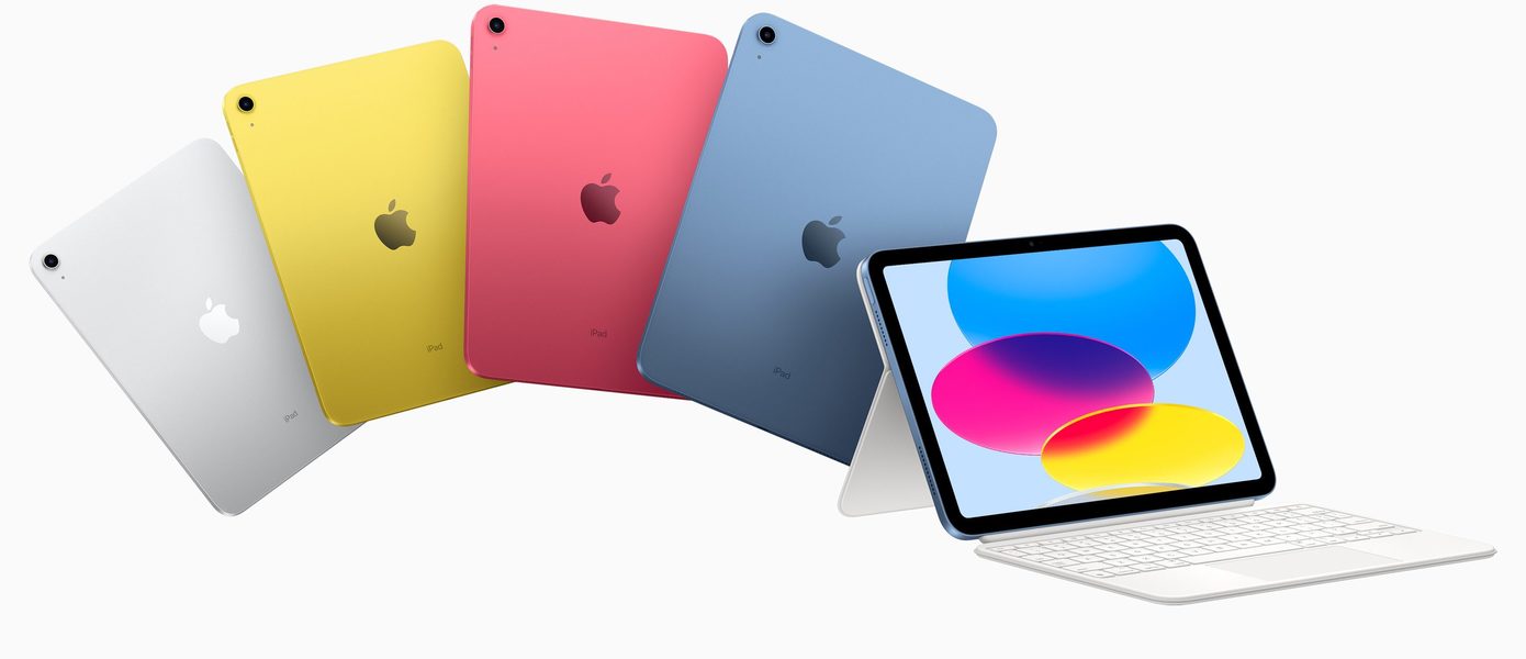 Apple анонсировала iPad 10-го поколения в четырёх ярких цветах